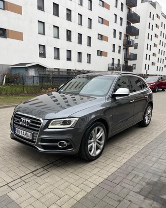 Audi SQ5 cena 118000 przebieg: 154500, rok produkcji 2015 z Warszawa małe 92